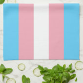Transgender Pride Flag Theedoek (Gevouwen)