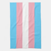 Transgender Pride Flag Theedoek (Verticaal)
