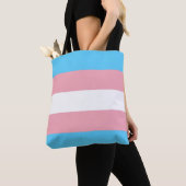 Transgender Pride Flag Tote Bag (Dichtbij)