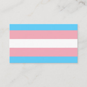 Transgender Pride Flag Visitekaartje