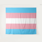 Transgender Pride Flag Wandkleed (Voorkant (horizontaal))