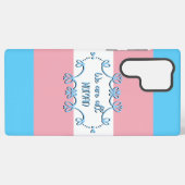 Transgender Pride Flag We zijn allemaal mensen Samsung Galaxy Hoesje (Achterkant horizontaal)