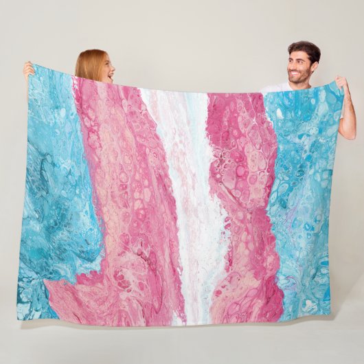 Transgender Pride | Fleece Blanket Deken (In situ)