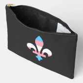 Transgender pride fleur-de-lis etui (Open)