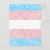 Transgender Pride Glitter Briefkaart (Voorkant)