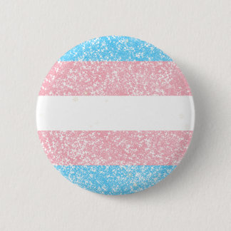 Transgender Pride Glitter Ronde Button 5,7 Cm