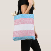 Transgender Pride Glitter  Tote Bag (Dichtbij)