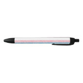 Transgender Pride Glitter Zwarte Inkt Pen (Bodem)