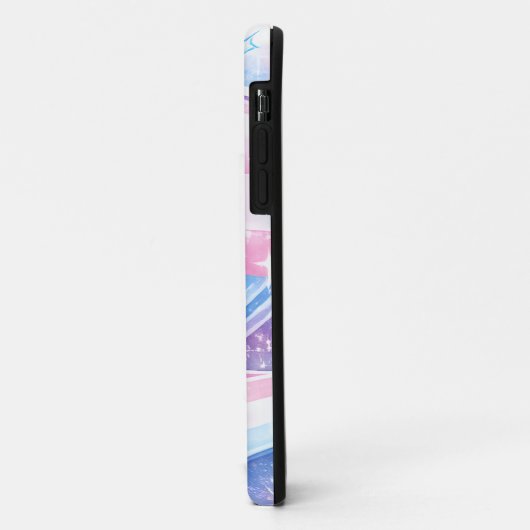 Transgender Pride Hart Galaxy Case-Mate iPhone Case (Achterkant/links)