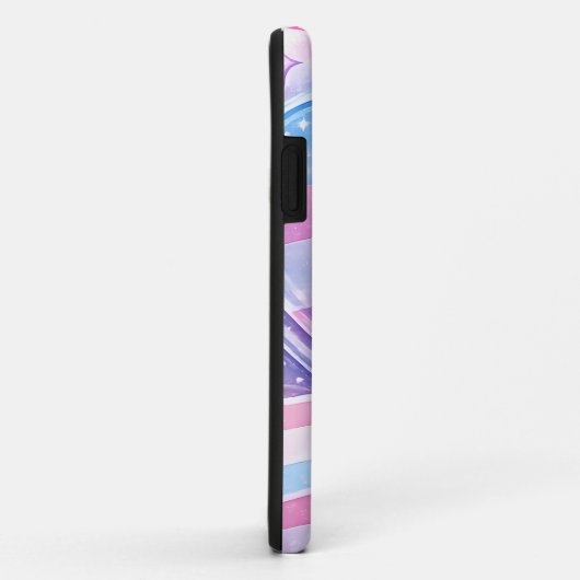 Transgender Pride Hart Galaxy Case-Mate iPhone Case (Achterkant/rechts)