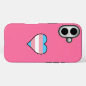 Transgender pride harten Case-Mate iPhone case (Achterkant (horizontaal))