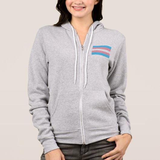 Transgender Pride Hoodie (Voorkant)