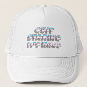 Transgender Pride, hou op met staren. Het is Rude Trucker Pet