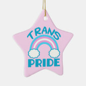 Transgender Pride Keramisch Ornament (Rechts)