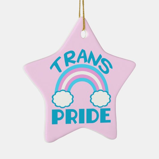Transgender Pride Keramisch Ornament (Rechts)