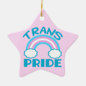 Transgender Pride Keramisch Ornament (Voorkant)