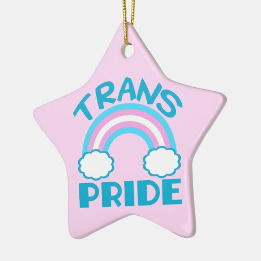 Transgender Pride Keramisch Ornament (Links)