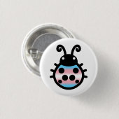 Transgender Pride Ladybug Pin Badge Ronde Button 3,2 Cm (Voorkant /achterkant)