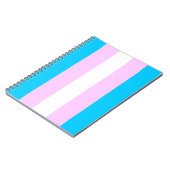 Transgender Pride-laptop Notitieboek (Linkerzijde)