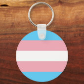 Transgender Pride LGBT-Sleutelhanger Sleutelhanger (Voorkant)