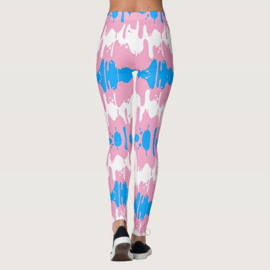 Transgender Pride LGBTQ Leggings (Achterkant)