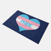 Transgender Pride Liefde Hart Deurmat (Schuin)