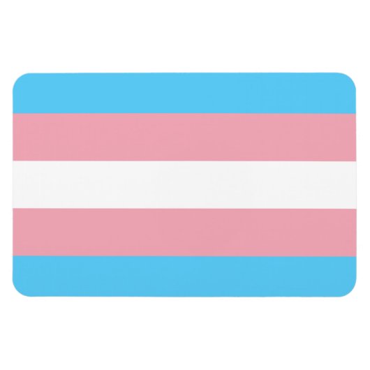 Transgender Pride Magnet Magneet (Horizontaal)