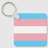 Transgender Pride Magnet Sleutelhanger (Voorkant)