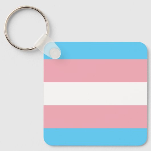 Transgender Pride Magnet Sleutelhanger (Voorkant)