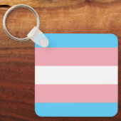 Transgender Pride Magnet Sleutelhanger (Voorkant)