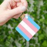 Transgender Pride Magnet Sleutelhanger<br><div class="desc">Een transgendersymbool is de Transgender Pride Flag die in 1999 werd ontworpen door een transgendervrouw Monica Helms, die voor het eerst werd getoond op een parade in Phoenix, Arizona, VS in 2000. Het werd vanaf 19 november 2012 gevlogen van een grote openbare vlaggenstok in het district Castro van San Francisco...</div>