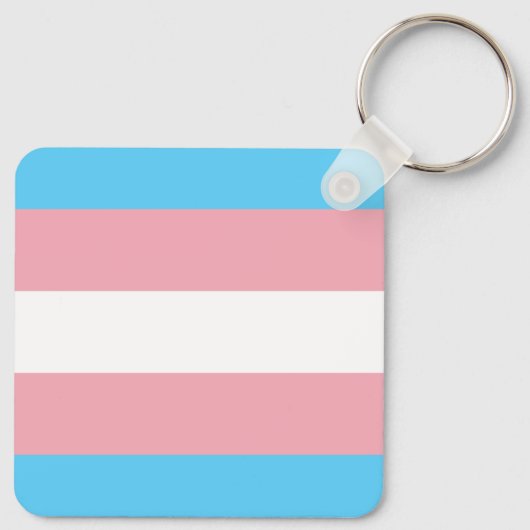 Transgender Pride Magnet Sleutelhanger (Achterkant)