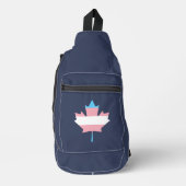 Transgender pride maple leaf T-Shirt Sling Bag (Voorkant)