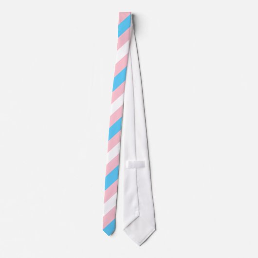 Transgender Pride Necktie Stropdas (Achterkant)