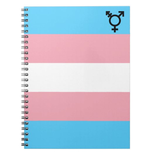 Transgender Pride Notitieboek (Voorkant)