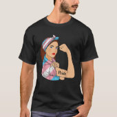 Transgender Pride onbreekbare LGBT Trans Flag Tran T-shirt (Voorkant)