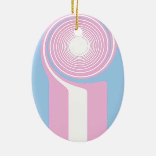 Transgender Pride Ornament (Achterkant)