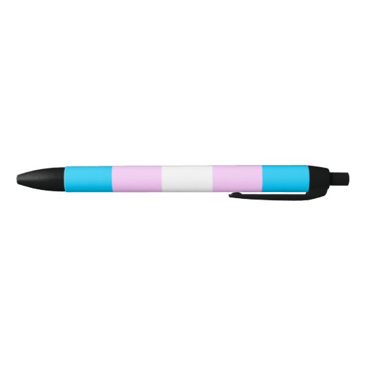 Transgender Pride Pens Zwarte Inkt Pen (Bodem)