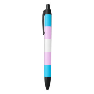 Transgender Pride Pens Zwarte Inkt Pen