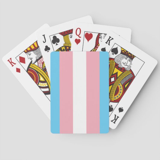 Transgender Pride Pokerkaarten (Achterkant)