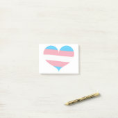 Transgender Pride Post-it® Notes (Op bureau)