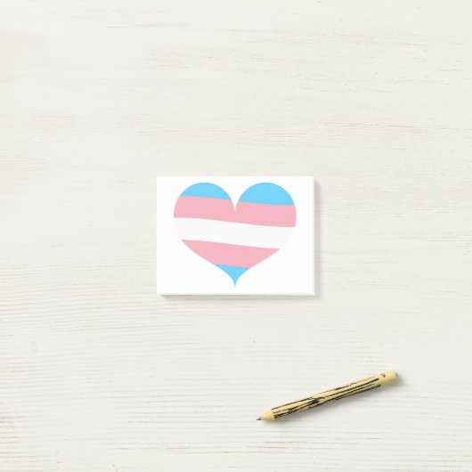 Transgender Pride Post-it® Notes (Op bureau)