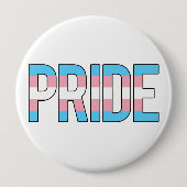 Transgender Pride Ronde Button 4,0 Cm (Voorkant)