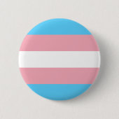 Transgender Pride Ronde Button 5,7 Cm (Voorkant)