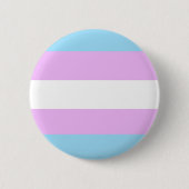 Transgender pride ronde button 5,7 cm (Voorkant)