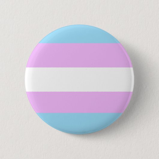 Transgender pride ronde button 5,7 cm (Voorkant)