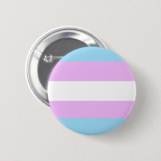 Transgender pride ronde button 5,7 cm (Voorkant /achterkant)