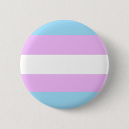 Transgender pride ronde button 5,7 cm