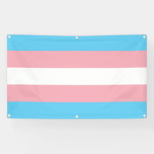 Transgender Pride Spandoek (Horizontaal)