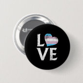 Transgender Pride Stapelde Love Ronde Button 5,7 Cm (Voorkant /achterkant)